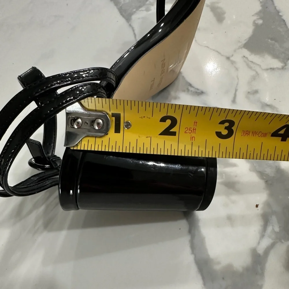 Nine West Black strappy 3 inch sandals size 7.5 M